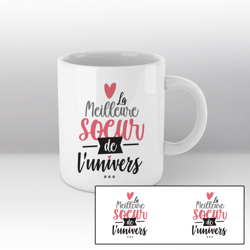 La meilleure soeur de l'univers - Mug blanc La meilleure soeur de l'univers - Mug blanc