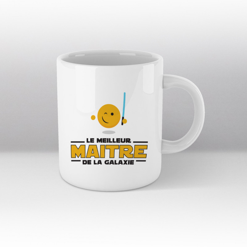 Le meilleur maître de la galaxie - Mug blanc Le meilleur maître de la galaxie - Mug blanc