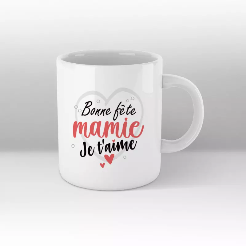 Mug bonne fête mamie Blanc Mug bonne fête mamie Blanc