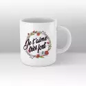 Mamie je t'aime très fort - mug blanc