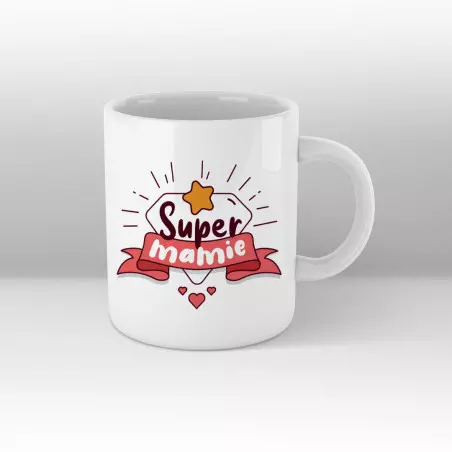 Super Mamie - mug blanc