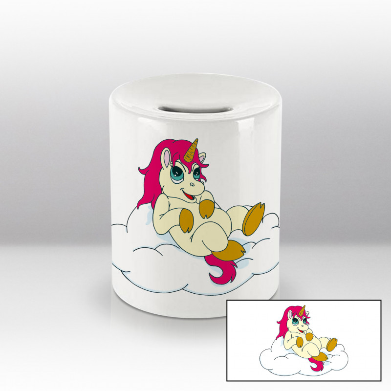 Tirelire Licorne sur un nuage Tirelire Licorne sur un nuage