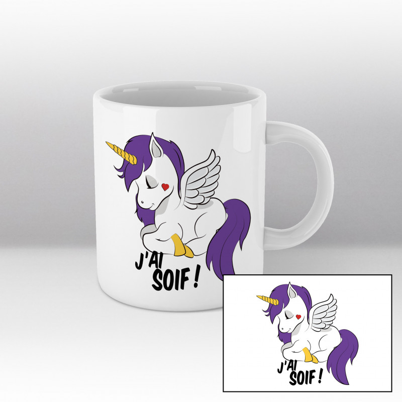 Mug Licorne Blanc Mug Licorne Blanc