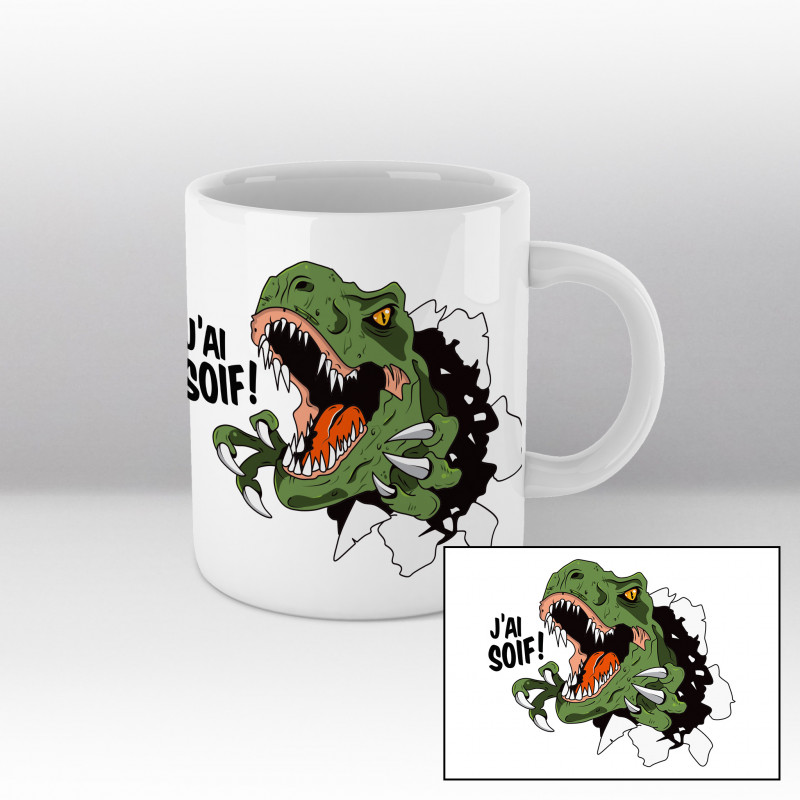 Mug Tyrannosaure Blanc Mug Tyrannosaure Blanc
