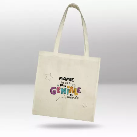 Totebag Mamie tu es la plus géniale