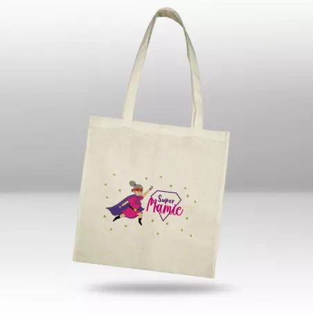 Totebag Super Mamie (cartoon)