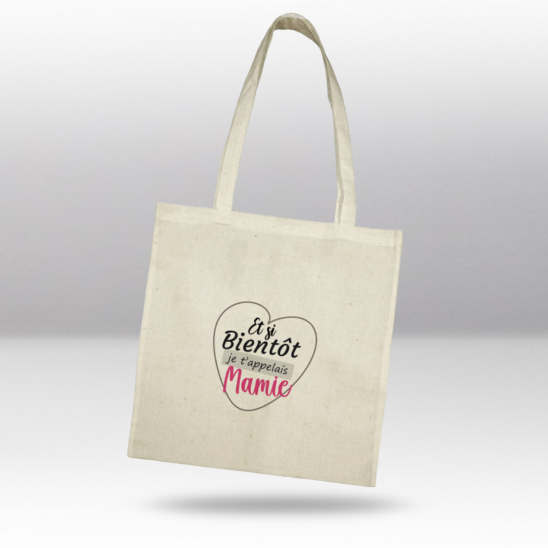 Totebag Bientôt mamie Totebag Bientôt mamie