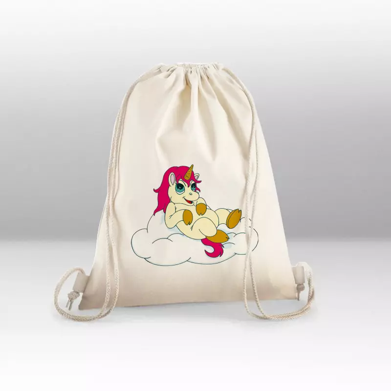 Sac de gym Licorne sur un nuage