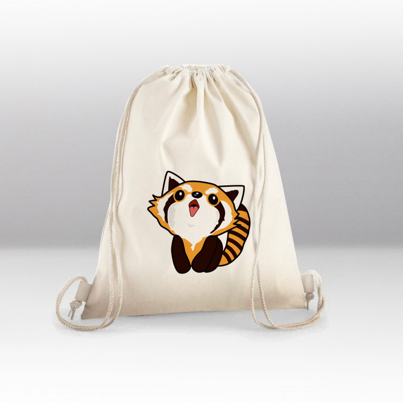 Sac de gym Panda roux Sac de gym Panda roux