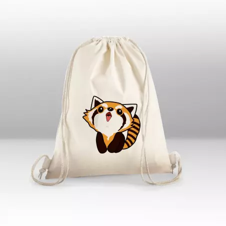 Sac de gym Panda roux