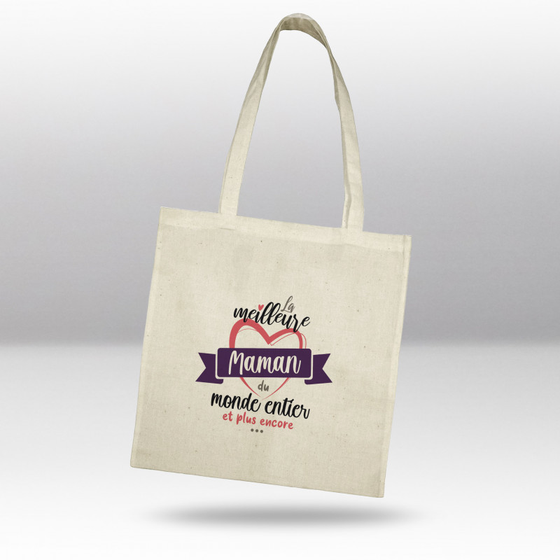 Totebag La meilleure maman du monde et bien plus encore Totebag La meilleure maman du monde et bien plus encore