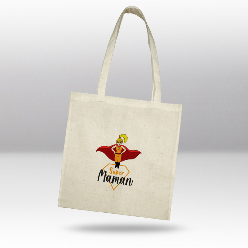 Tote bag Super maman (cartoon) Tote bag Super maman (cartoon)