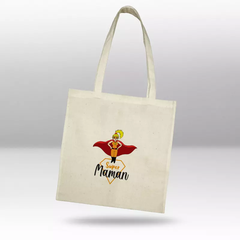 Tote bag Super maman (cartoon) Tote bag Super maman (cartoon)
