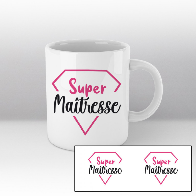 Mug Super Maîtresse - blanc Mug Super Maîtresse - blanc