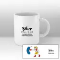 Mug bélier blanc - sac bleu - short jaune