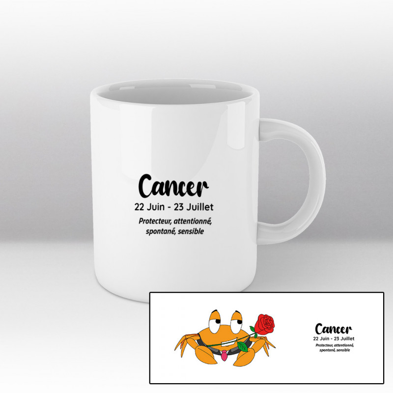 Mug blanc - Cancer orange Mug blanc - Cancer orange