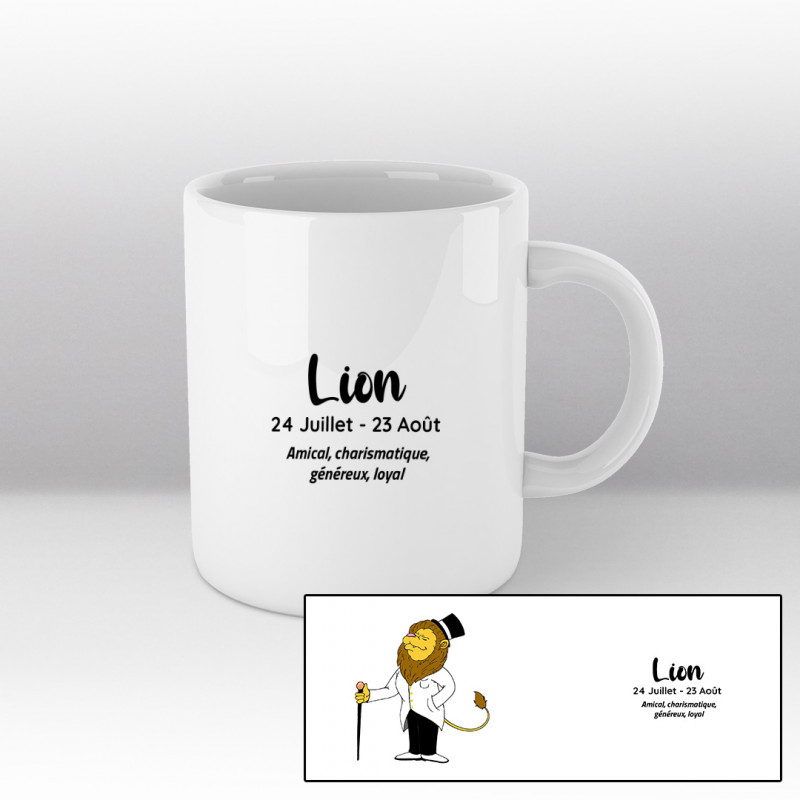 Mug blanc - Lion costume blanc Mug blanc - Lion costume blanc