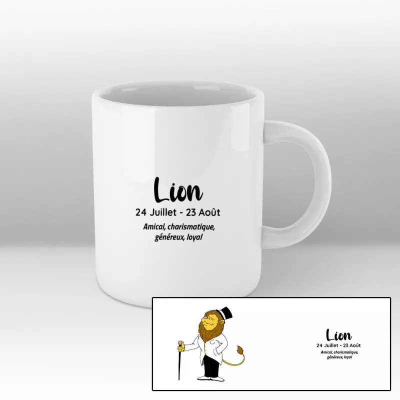 Mug blanc - Lion costume blanc Mug blanc - Lion costume blanc