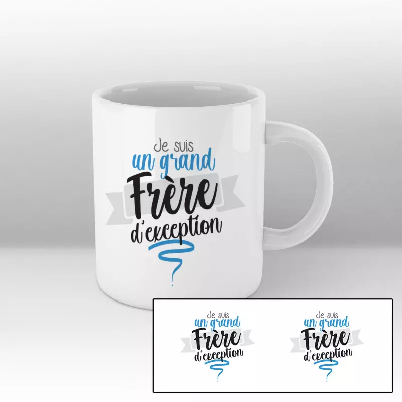 Je suis un grand frère d'exception - Mug blanc Je suis un grand frère d'exception - Mug blanc