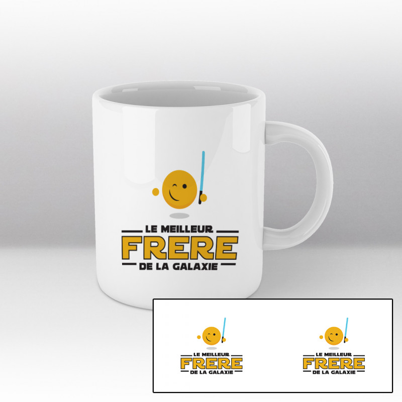 Le meilleur frère de la galaxie - Mug blanc Le meilleur frère de la galaxie - Mug blanc