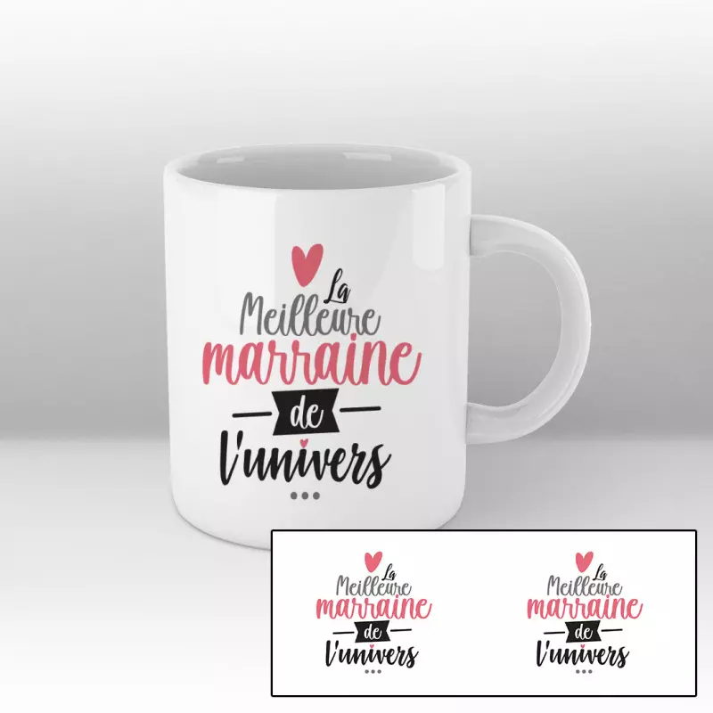 La meilleure marraine de l'univers - Mug blanc La meilleure marraine de l'univers - Mug blanc
