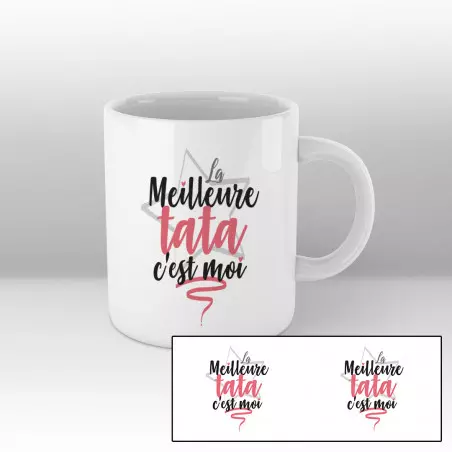 La meilleure tata c'est moi - Mug blanc