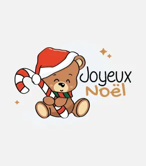 Ourson joyeux Noël